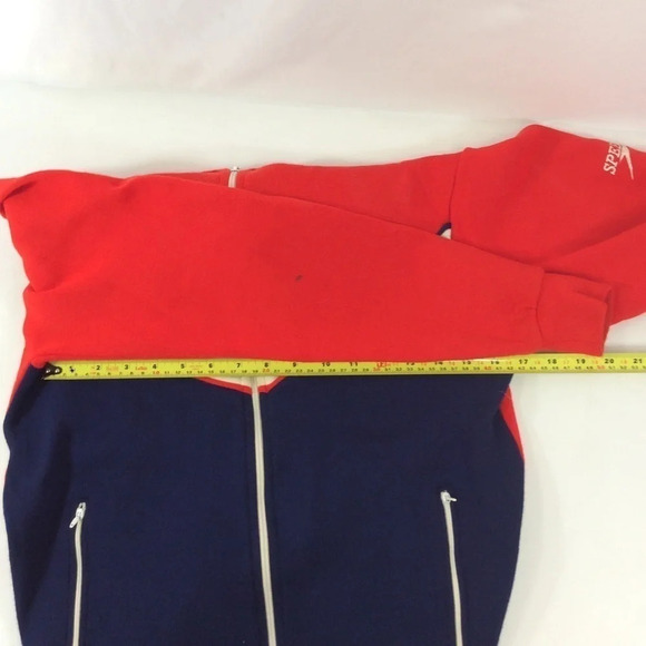Speedo Men’s  Track Jacket Sweatshirt Large Vintage - Picture 8 of 8